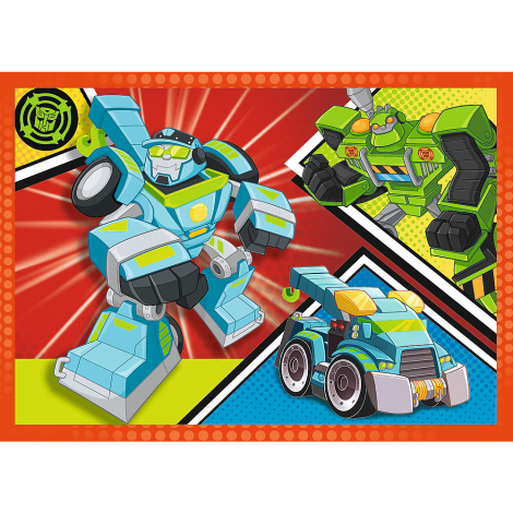 Puzzle Trefl 4w1 Akademia Transformersów - 4
